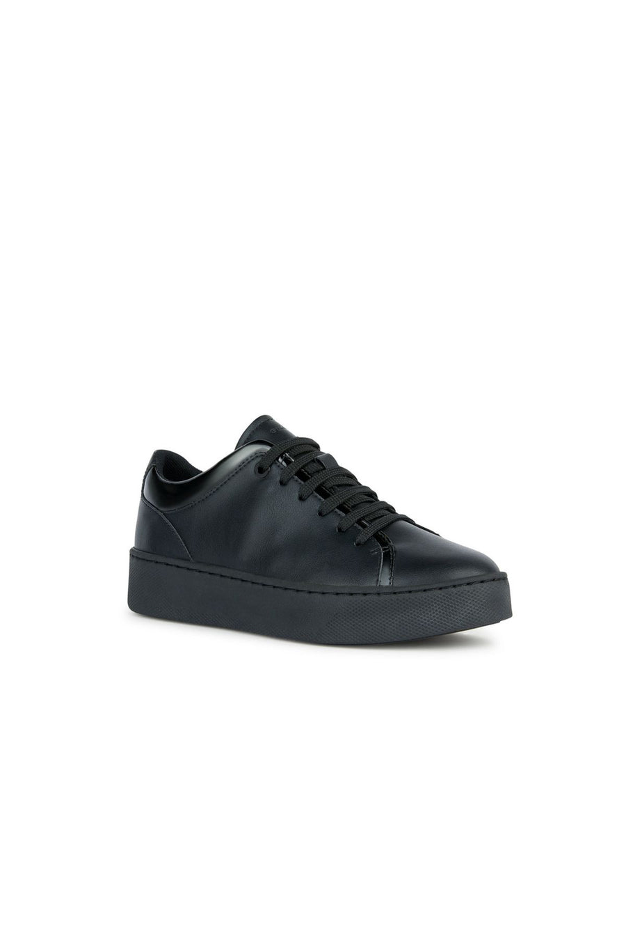 Geox Women's Black Skyely Lace-up Sneaker