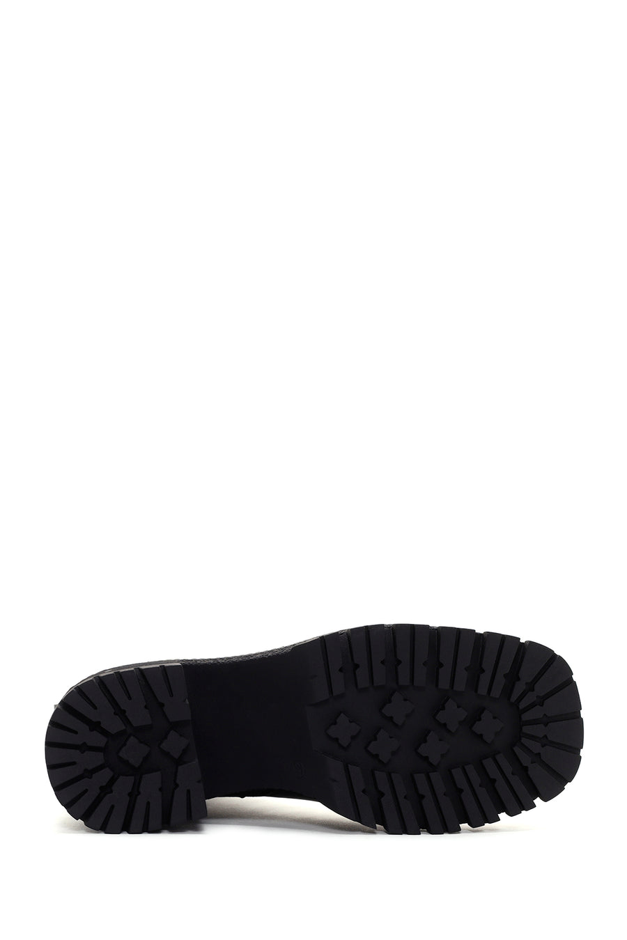 Women's Black Leather Zippered Heeled Boots