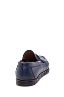 Men's Leather Perforated Casual Loafer | Derimod