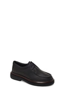 Male Black Lace-up Leather Casual Shoes | Derimod