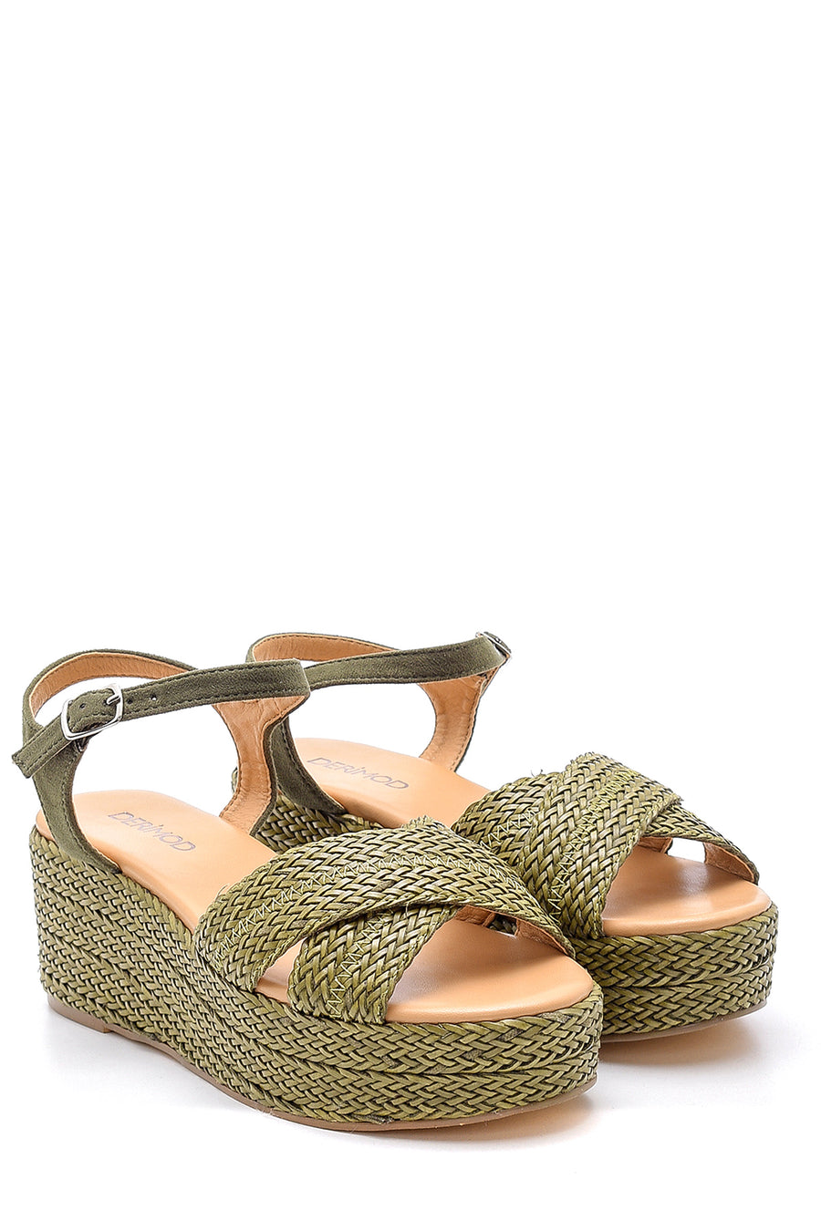 Women's Straw Detailed Sandals