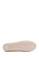 Women's Beige Buckle Detailed Loafer | Derimod