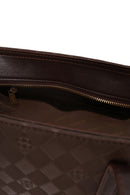 Woman Brown Printed Shoulder Bag | Derimod