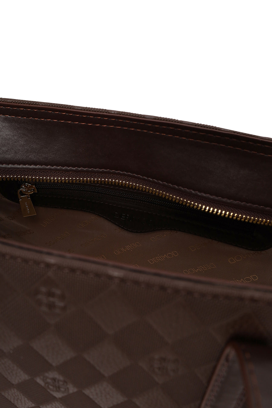 Woman Brown Printed Shoulder Bag