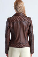 B-1002 Women's Leather Jacket | Derimod