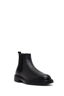 Men's Black Leather Chelsea Boots | Derimod