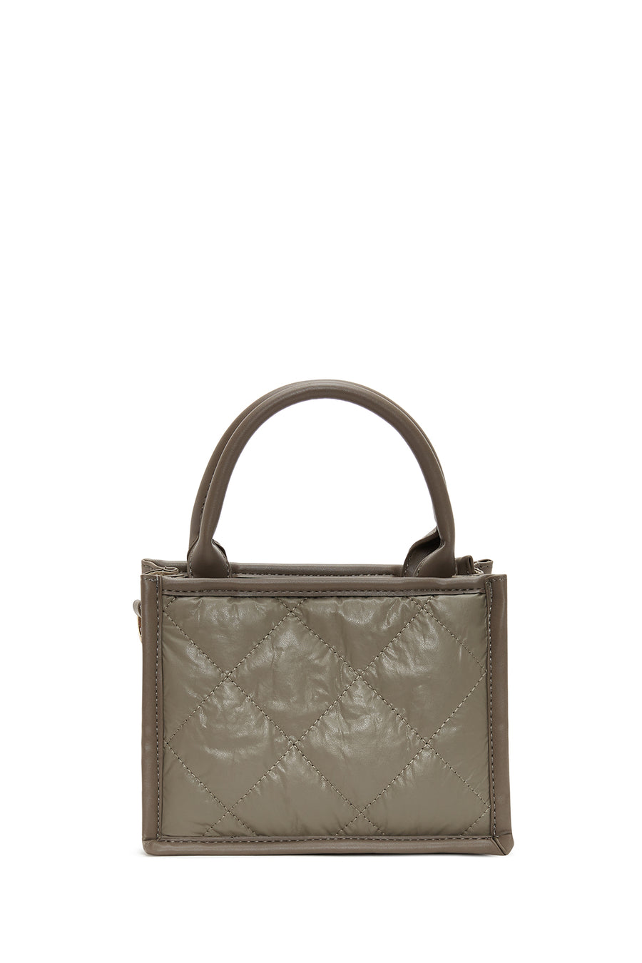 Women's Green Quilted Handbag