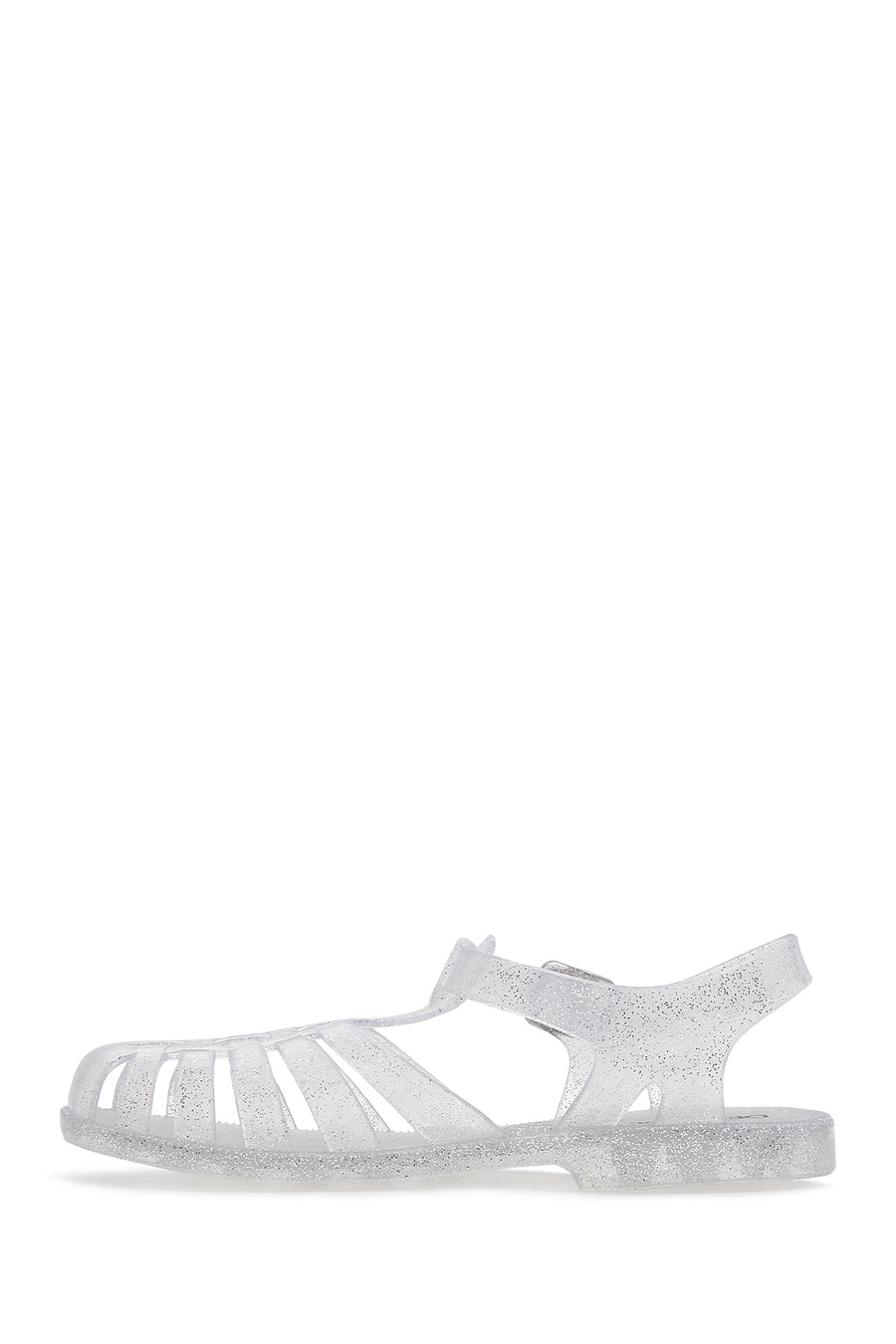 Women's Transparent Ankle Strap Jelly Sandals
