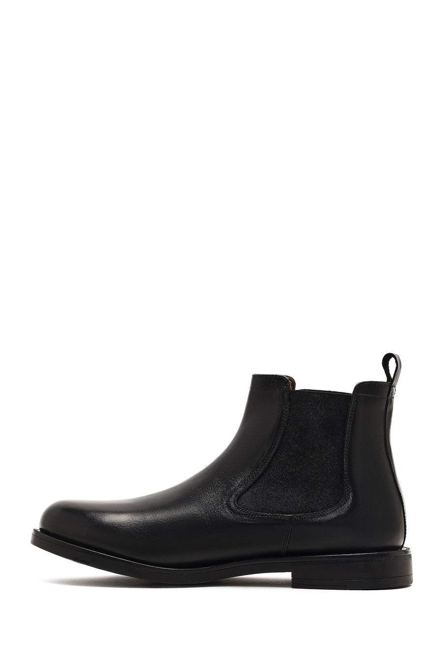 Men's Black Leather Chelsea Boot