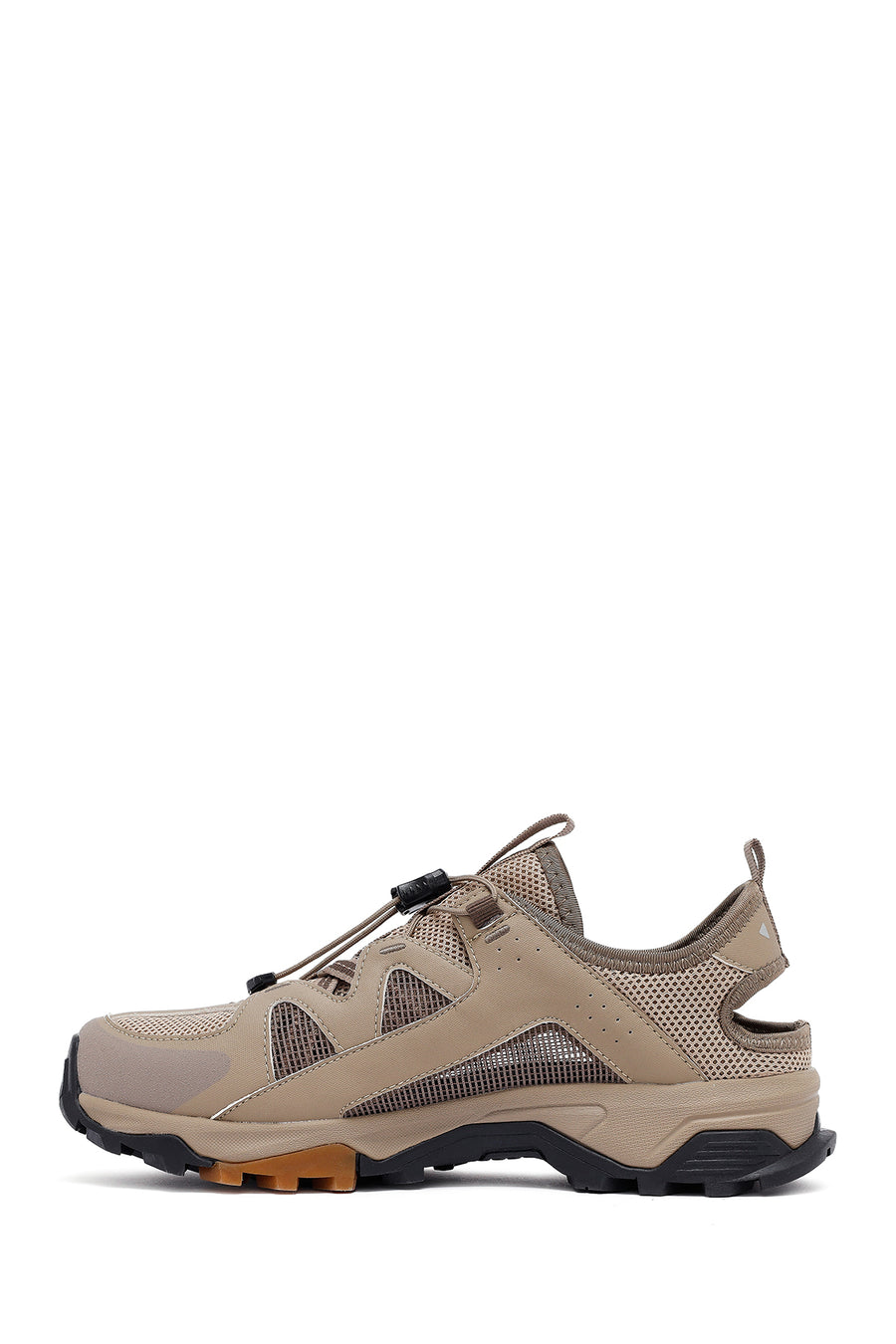 Men's Beige Leather Casual Shoes