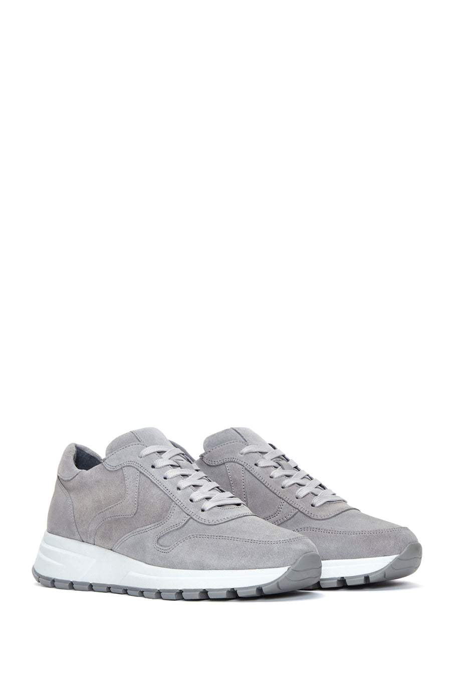 Kadın Antrasit Süet Deri Sneaker