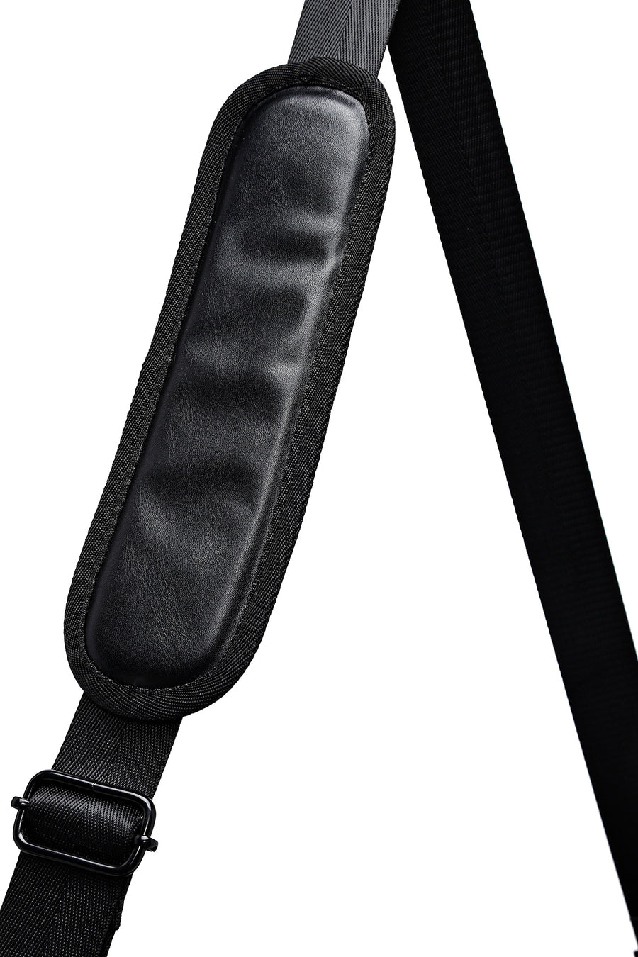 Men's Black Long Strap Travel Bag