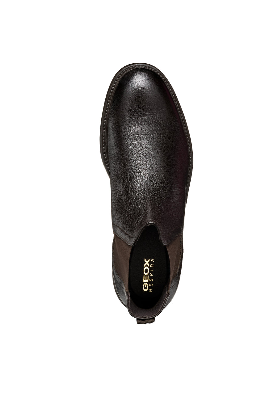 Geox Men's Brown U Tiberio Leather Chelsea Boots