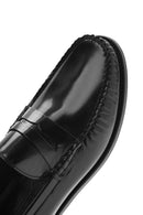 Men's Black Leather Classic Loafer | Derimod