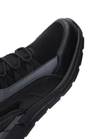 Men's Black High Top Sneaker | Derimod
