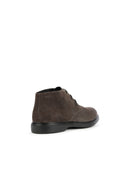 Geox Men's Brown Ottavio Suede Leather Boots | Derimod