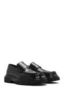 
Men's Black Thick Sole Leather Loafer
 | Derimod