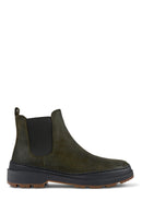 Camper Men's Green Brutus Trek Leather Chelsea Boots | Derimod