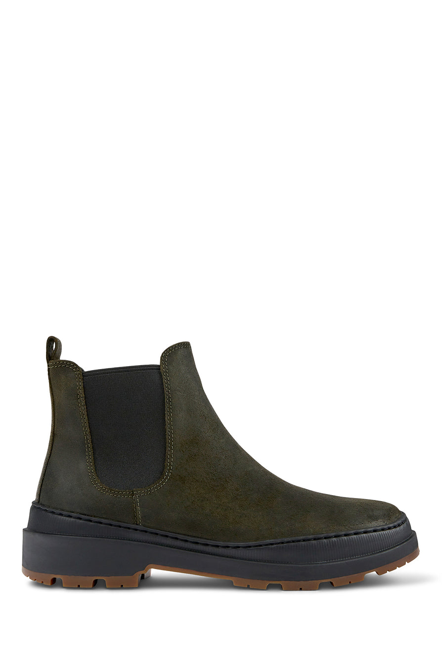 Camper Men's Green Brutus Trek Leather Chelsea Boots K300435 | Derimod