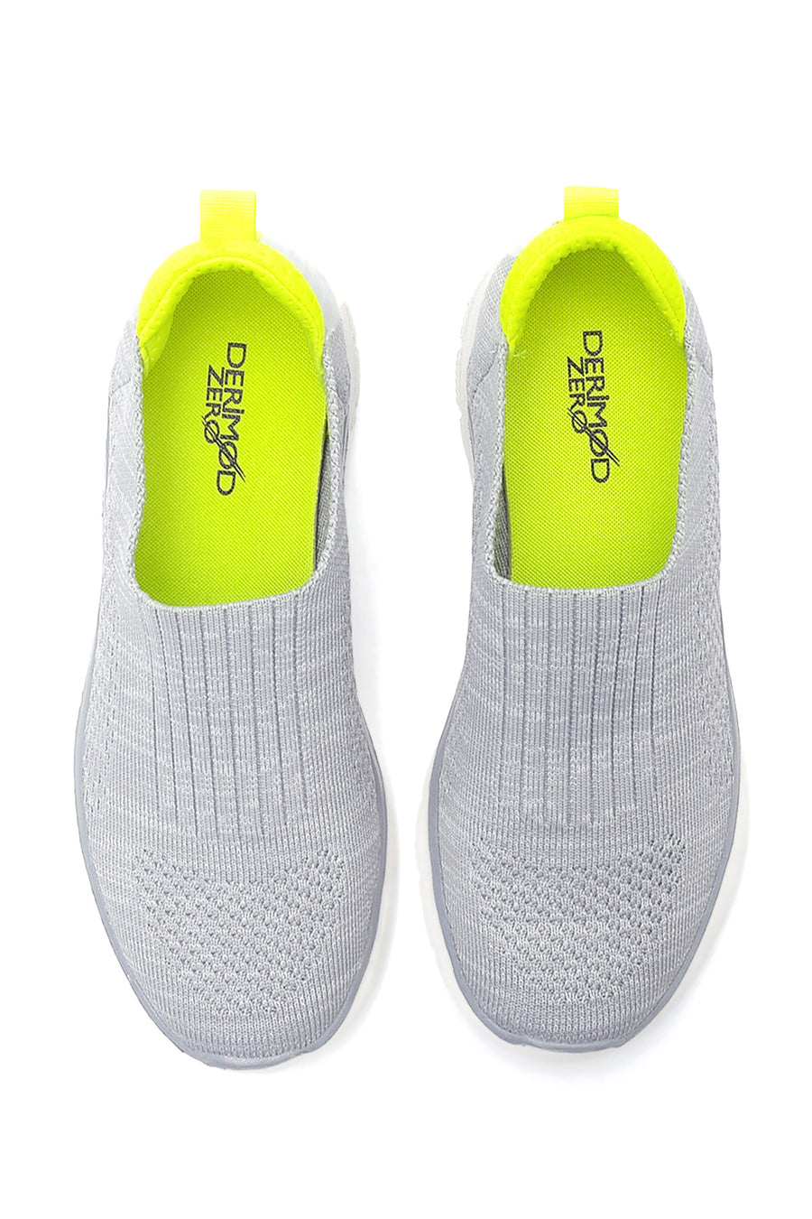 Kadın Gri Neon Detaylı Sneaker