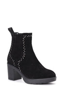 Women's Suede Heeled Boots | Derimod