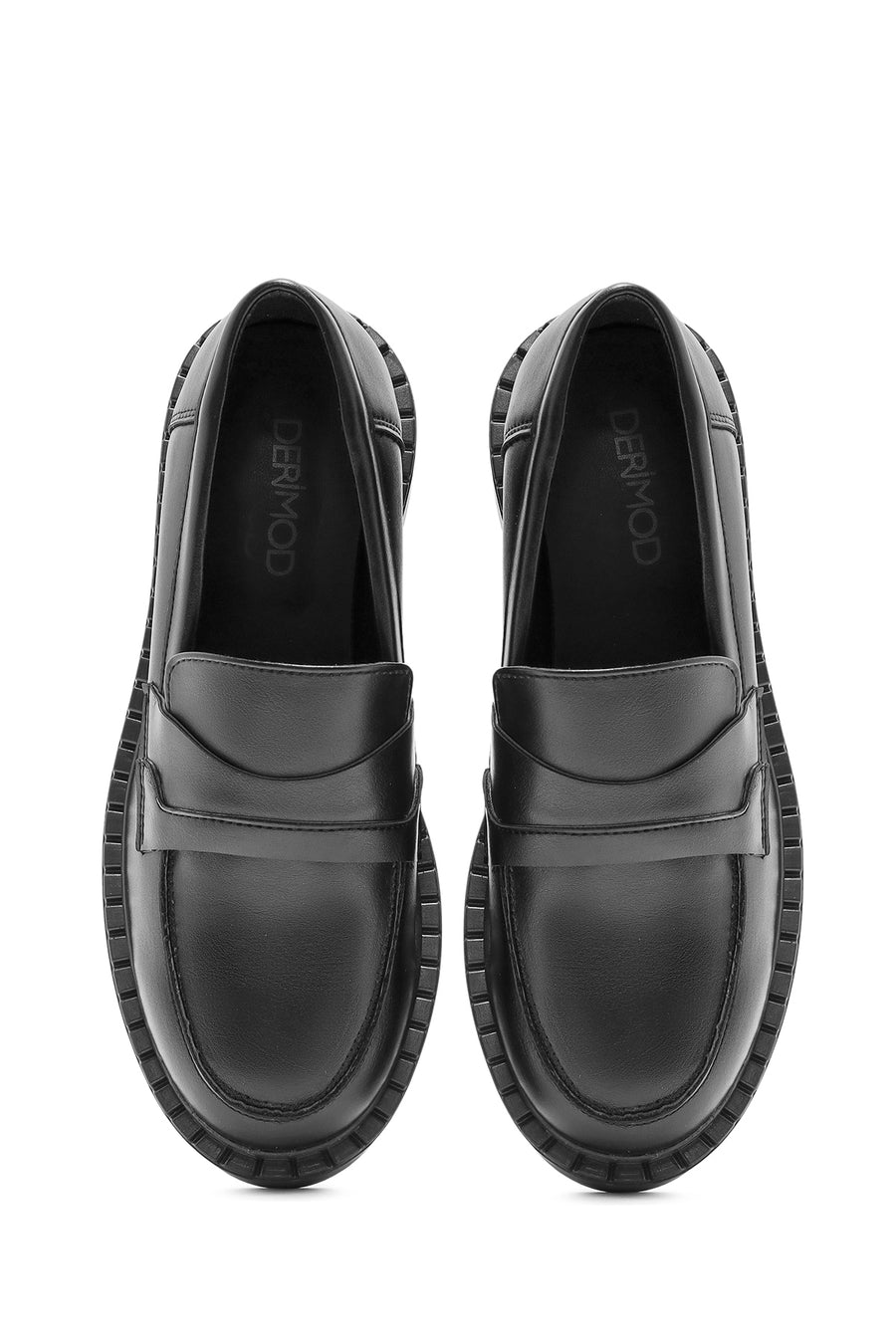 Kadın Siyah Maskülen Loafer