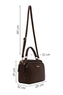 Woman Brown Long-Strap Crossbody Bag | Derimod