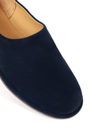 Erkek Lacivert Süet Deri Loafer | Derimod