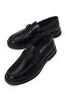 Erkek Siyah Tokalı Deri Casual Loafer | Derimod