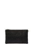 Women's Black Long Chain Strap Printed Clutch Bag | Derimod