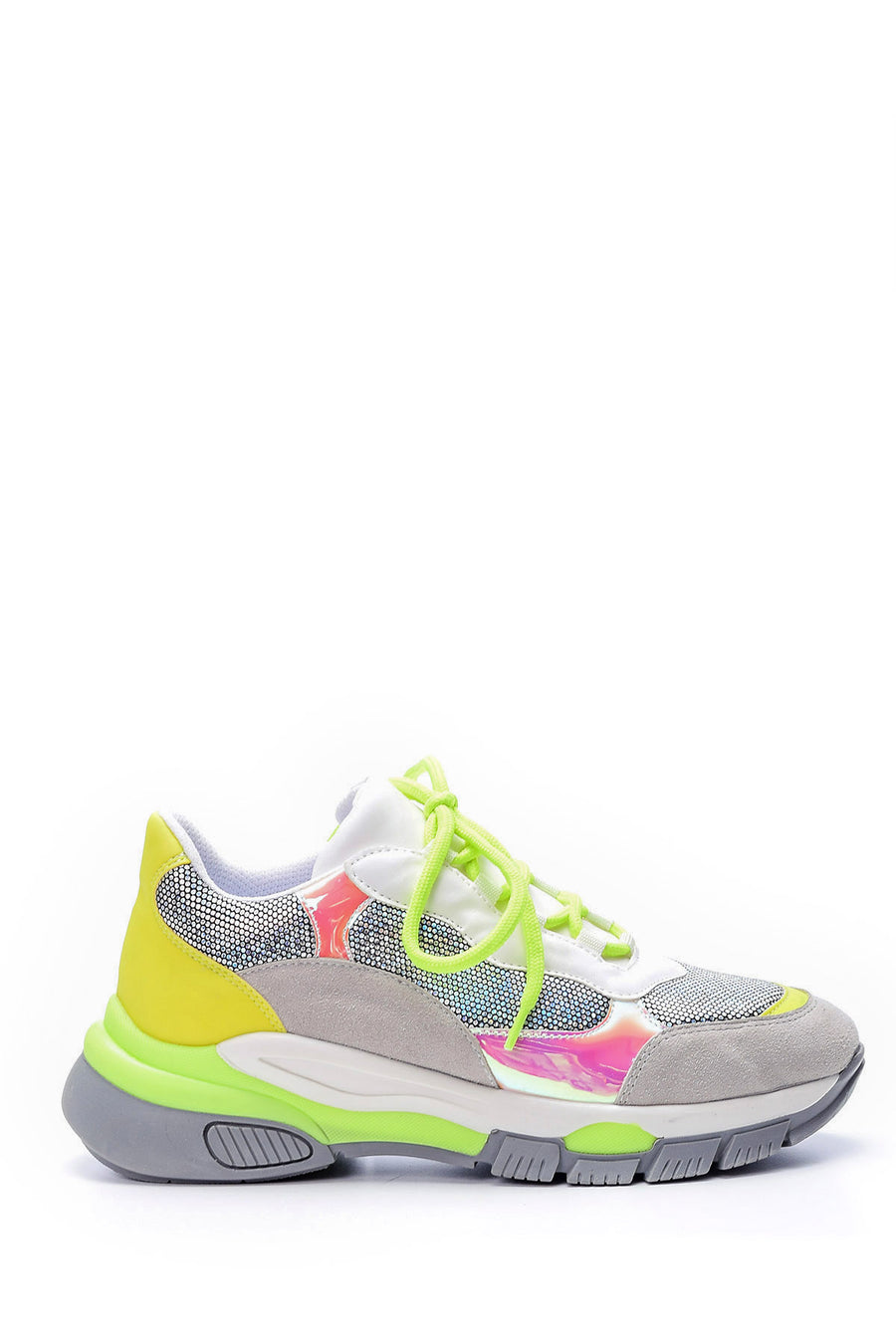 Kadın Yüksek Tabanlı Sneaker 19SFE123814 | Derimod