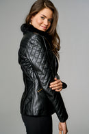 Belinda Women's Leather Jacket | Derimod