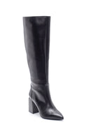Women's Leather Heeled Boots | Derimod