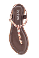 Women's Casual Leather Sandals | Derimod