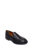Erkek Siyah Deri Casual Loafer | Derimod