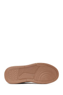 Male Mink Lace-Up Thick-Soled Leather Sneaker | Derimod