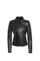 Flash Women's Leather Jacket | Derimod