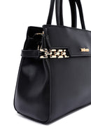 Women's Black Long Strap Chain Detailed Handbag | Derimod