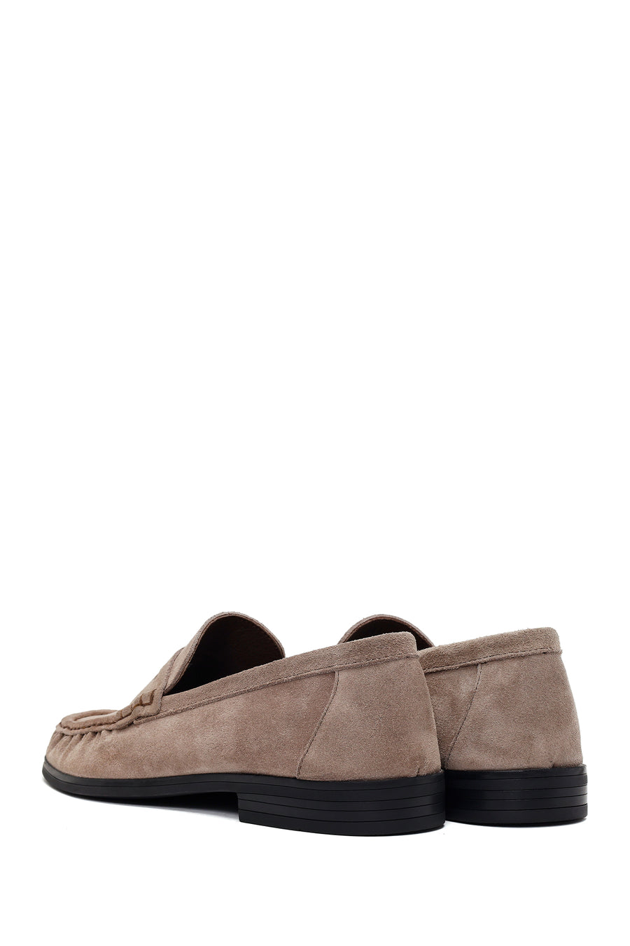 Male Gray Suede Casual Loafer