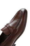 Erkek Kahverengi Deri Klasik Loafer | Derimod
