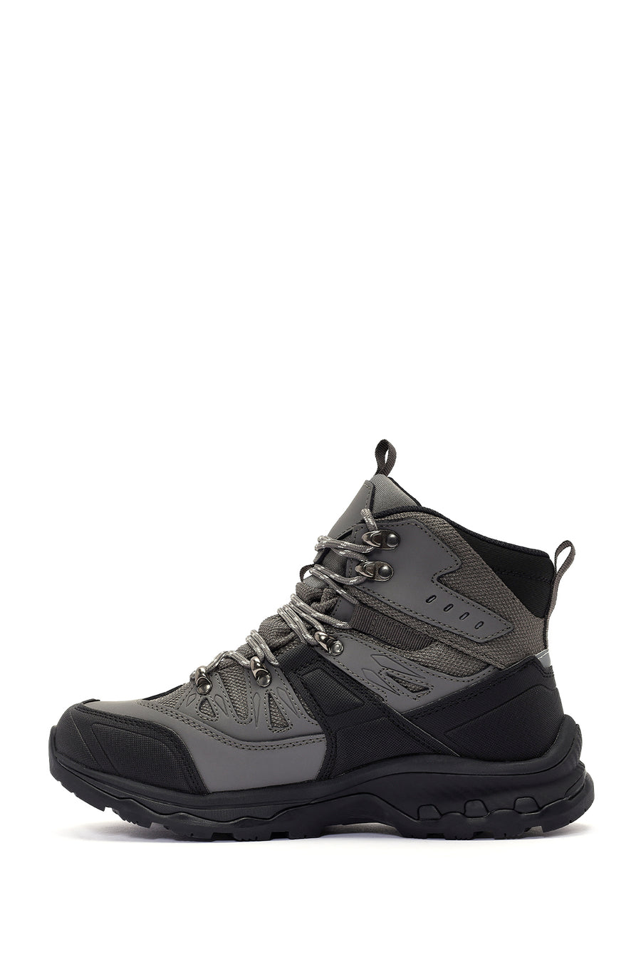 Derimod Dry Men's Grey Laced Waterproof Outdoor Leather Boots