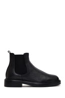 Men's Black Leather Chelsea Boots | Derimod