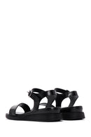 Kadın Siyah Comfort Sandalet | Derimod