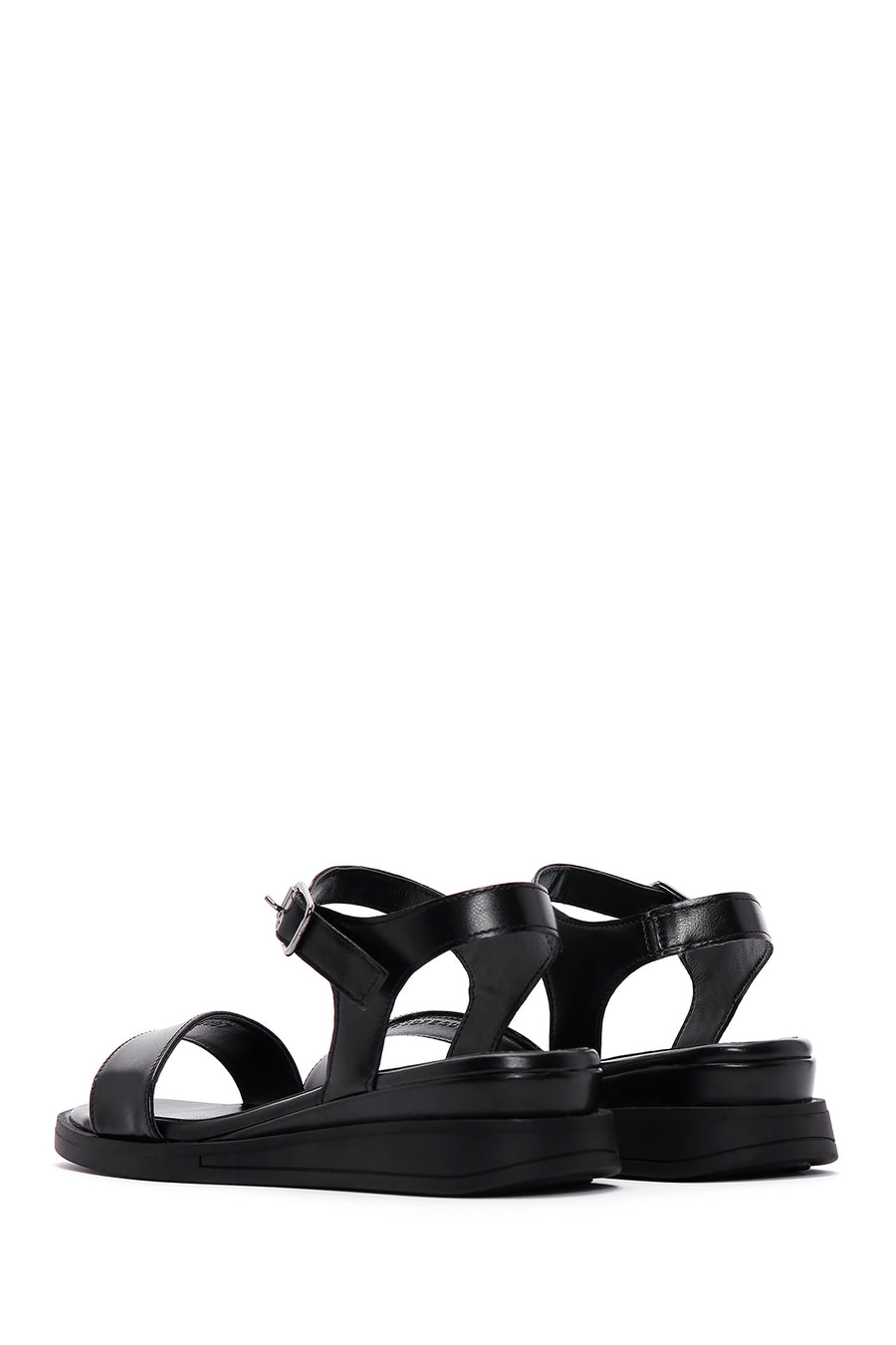 Kadın Siyah Comfort Sandalet