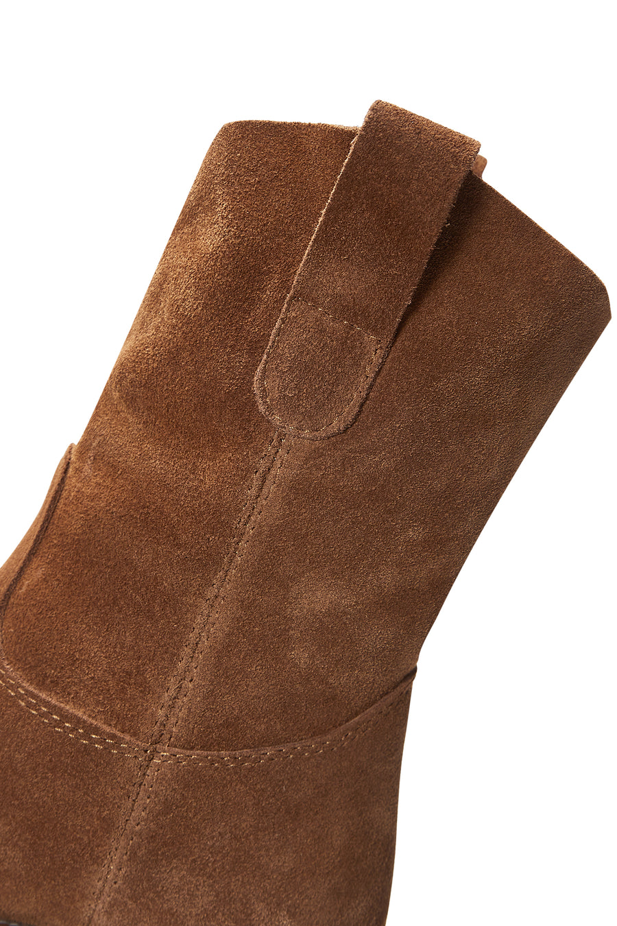 Women's Tan Suede Leather Casual Boots