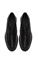 Erkek Siyah Deri Casual Loafer | Derimod