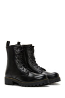 Women's Black Leather Boots | Derimod
