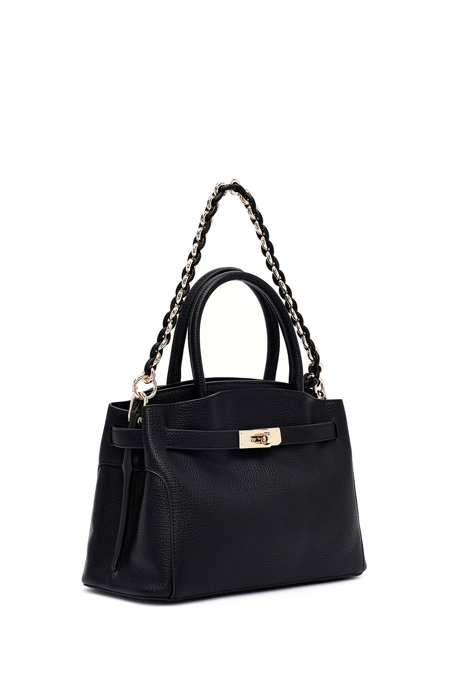 Women's Black Long Strap Mini Handbag