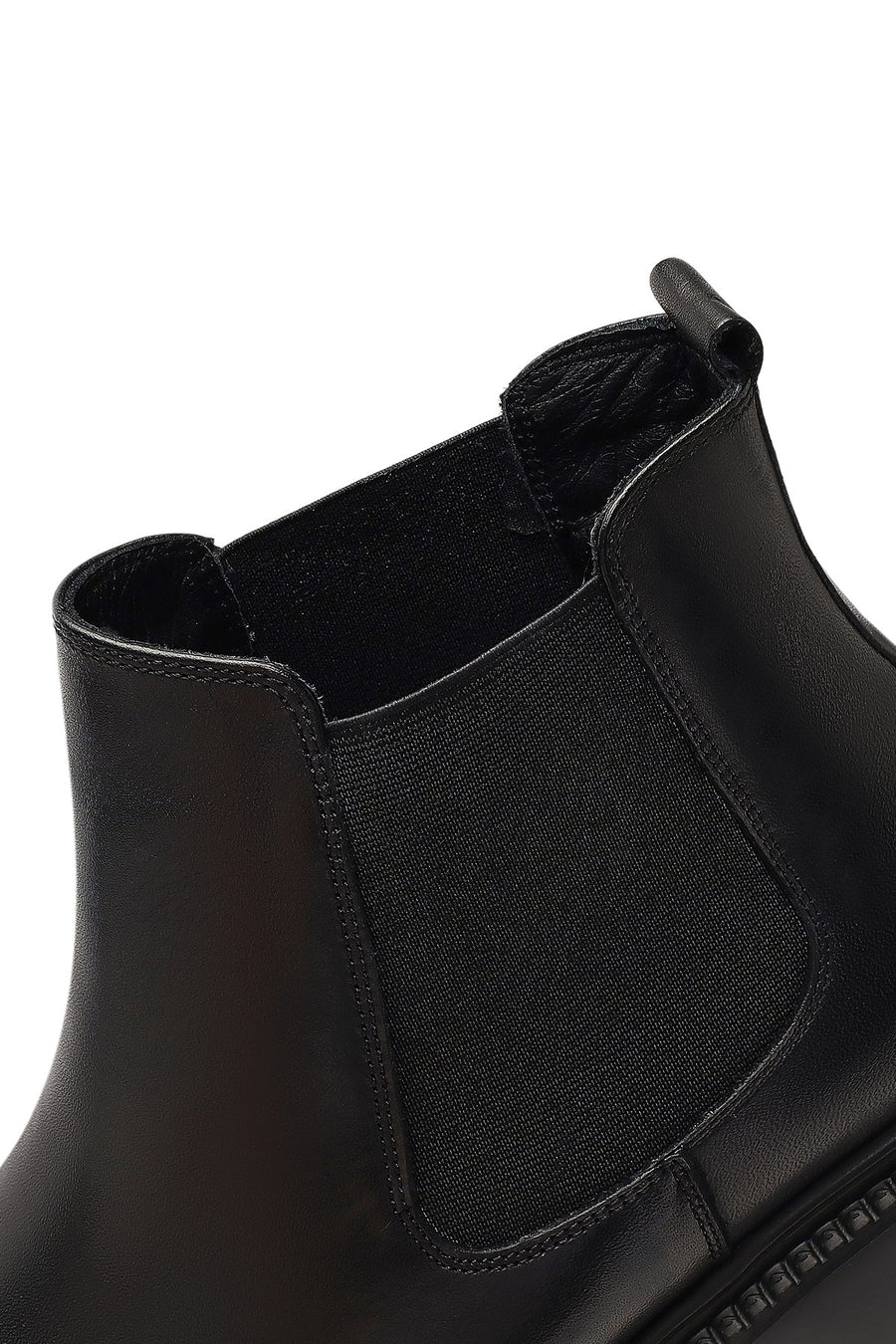 Men's Black Leather Chelsea Boot