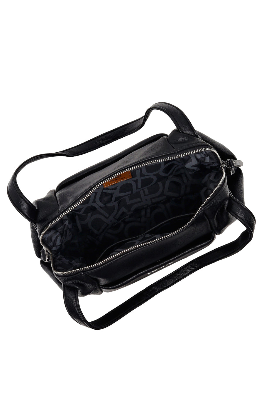 Woman Black Long-Strap Shoulder Bag